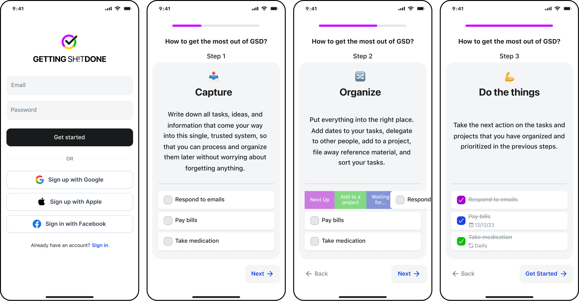Get Sh*t Done app screenshot